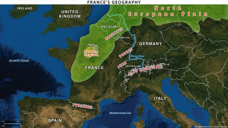 France's Geographic Advantages and Weaknesses