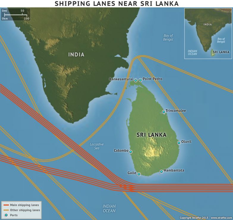 Sri Lanka's Critical Sea-Lanes