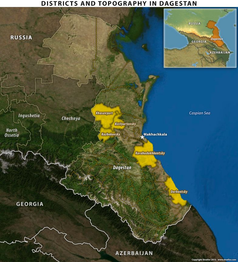 The Geography of Dagestan