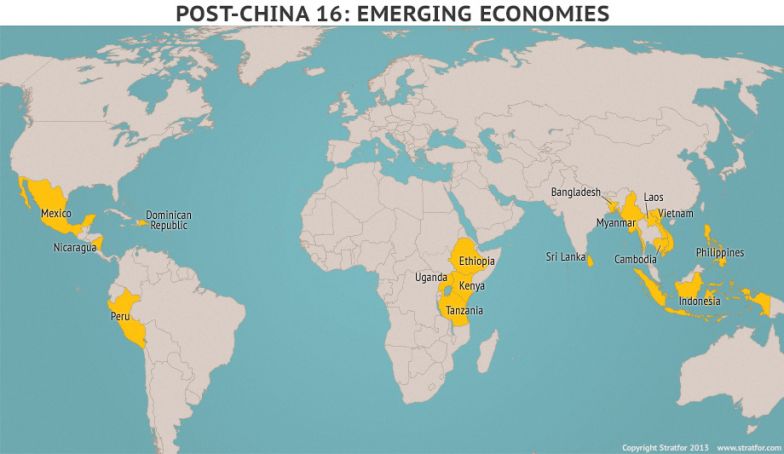 The Post-China 16: Ascendant Manufacturing Countries