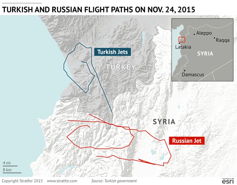 Russian Su-24 Fighter Jet Enters Turkish Airspace 